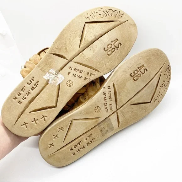 NEW A.S. 98 Purt Boho Sandals 100% Leather SOLD OUT in size 38 - Picture 4 of 10